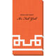 Orange Greek Key Caspari Guest Towels Image 3 of 3